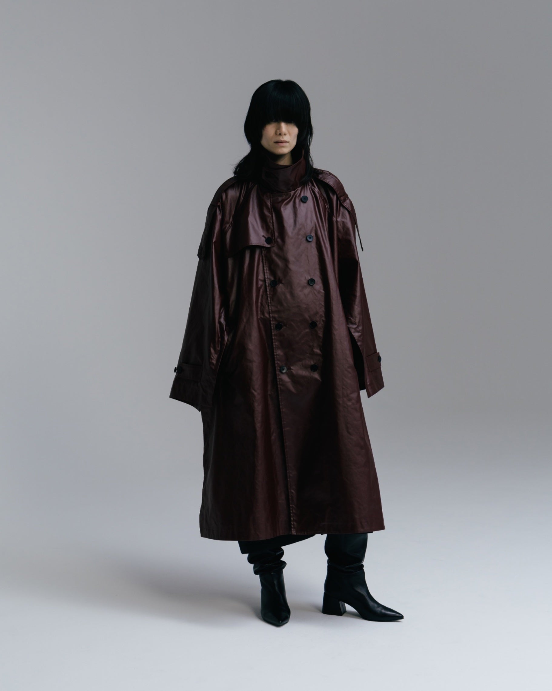 08sircus】Wax vintage trench coat poncho (water repellent) -Amanojak.