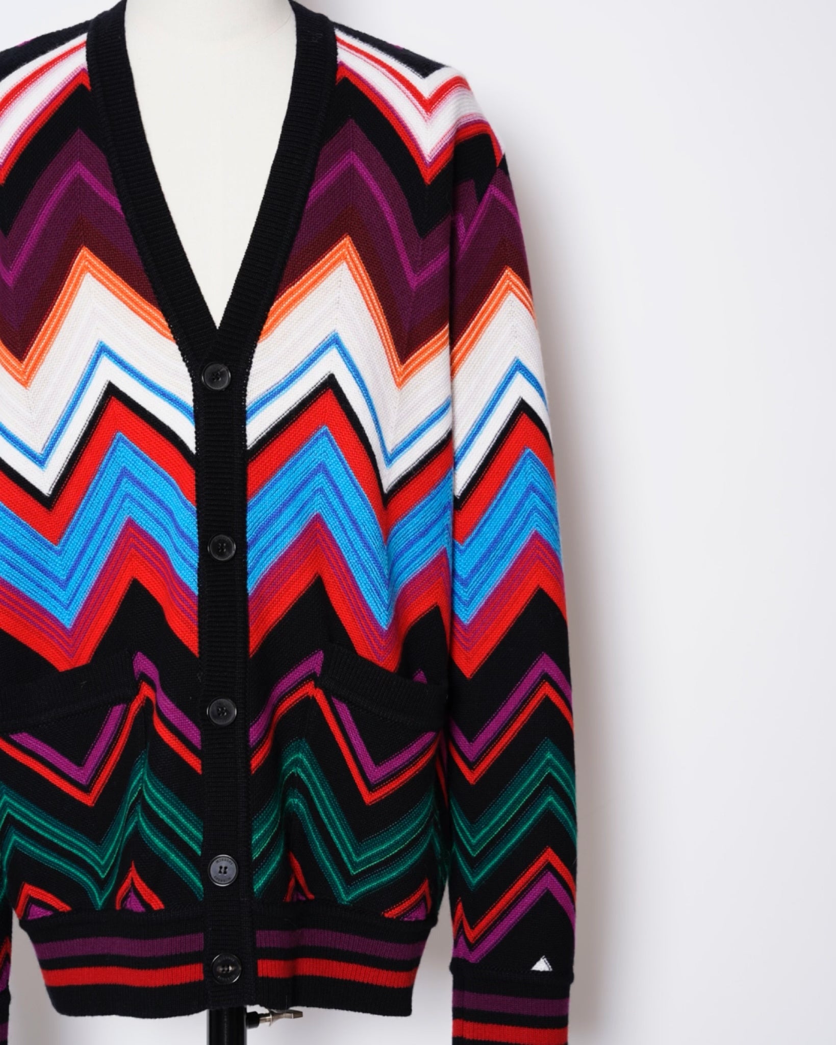 MISSONI ZIG ZAG knitted cardigan Amanojak