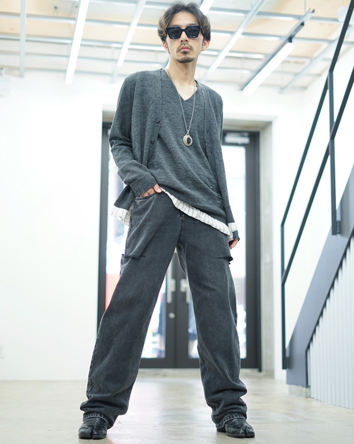 Maison Margiela(メゾンマルジェラ) -CUT OUT DENIM PANTS-Amanojak.