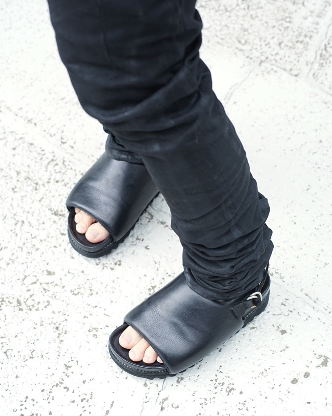 GUIDI(グイディ) -BRK04- CALF FULL GRAIN LEATHER SANDAL-Amanojak.