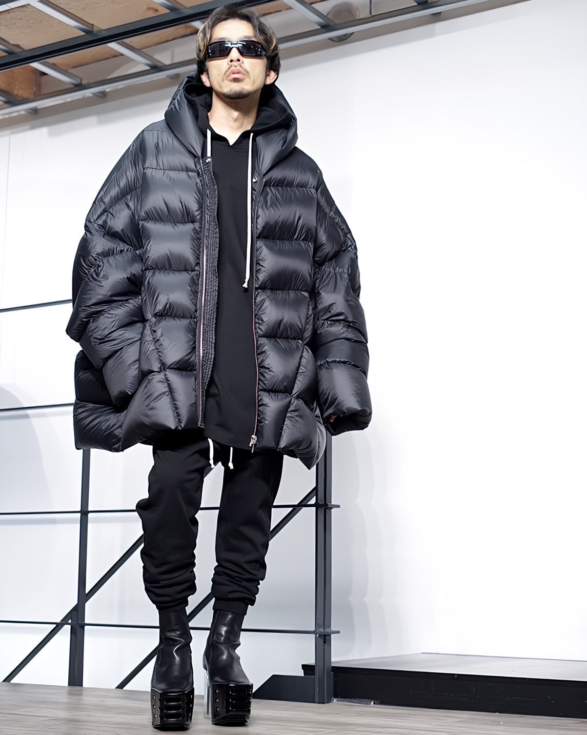 RICK OWENS(リックオウエンス)-JUMBO HOODED PETER-NPD4--Amanojak.