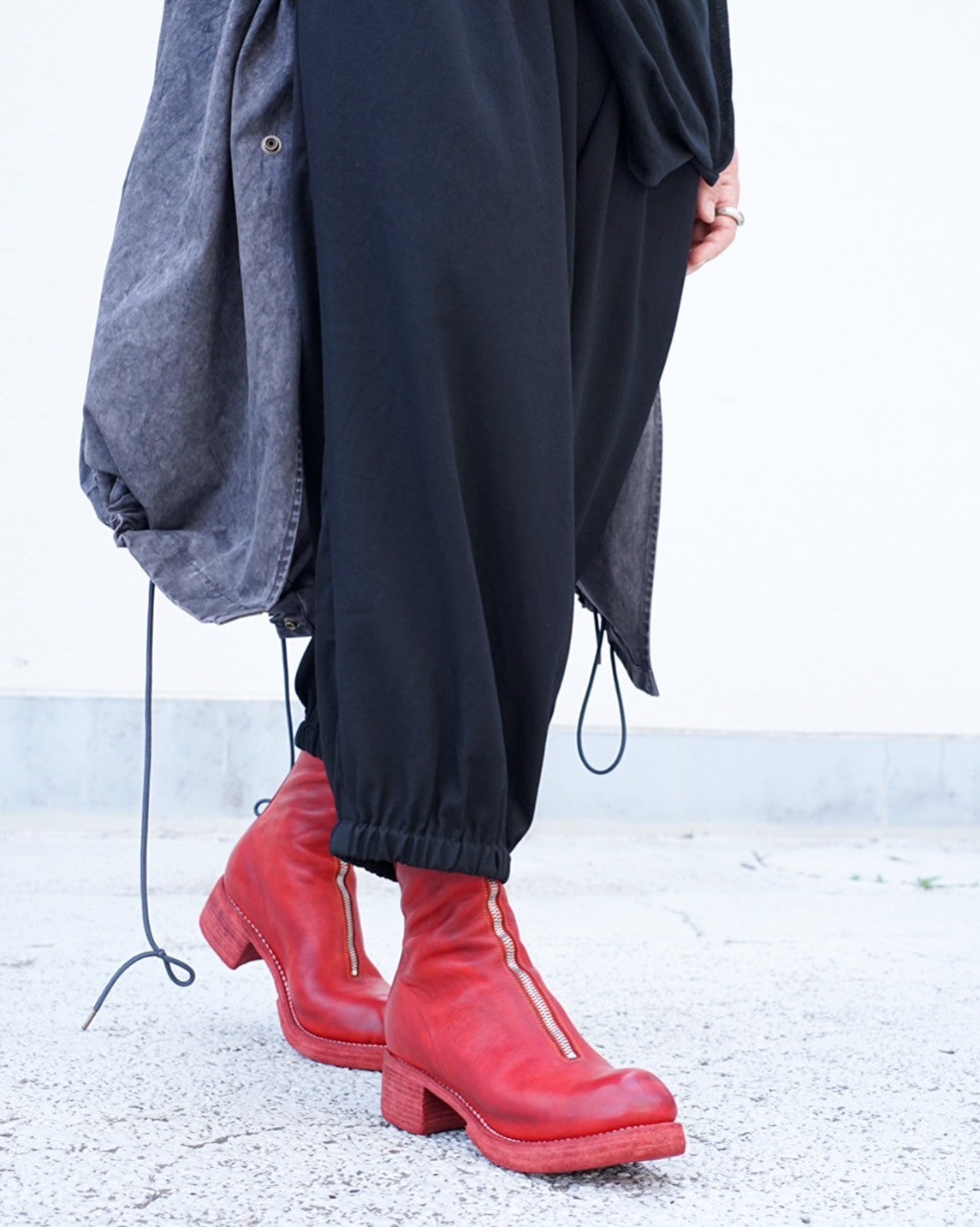 GUIDI(グイディ) - -PL2WZ- HORSE FULL GRAIN FRONT ZIP BOOTS-Amanojak.