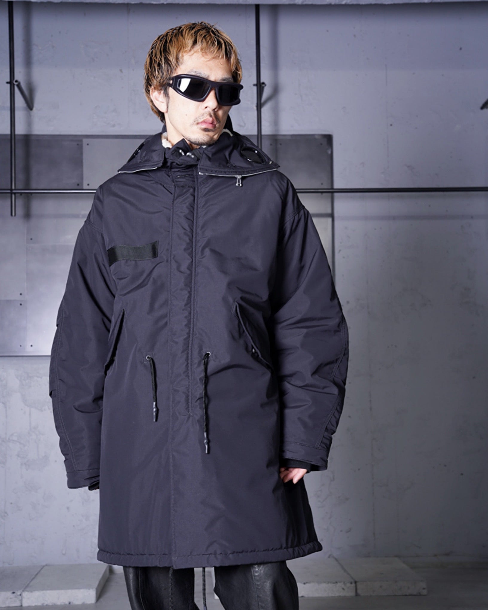 JUNYA WATANABE MAN】 × C.P.COMPANY 3 LAYER NYLON FISHTAIL PARKA with FACE  GUARD -Amanojak.