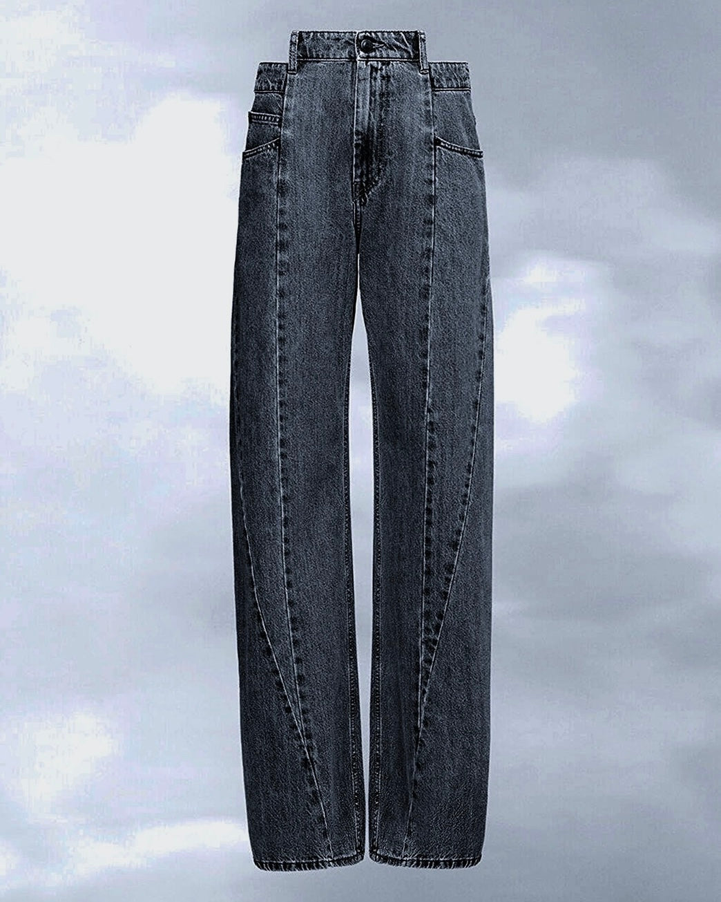 -25SS予約受付中-, 【Maison Margiela 1】, BIAS CUT, WIDE FLARE DENIM PANTS