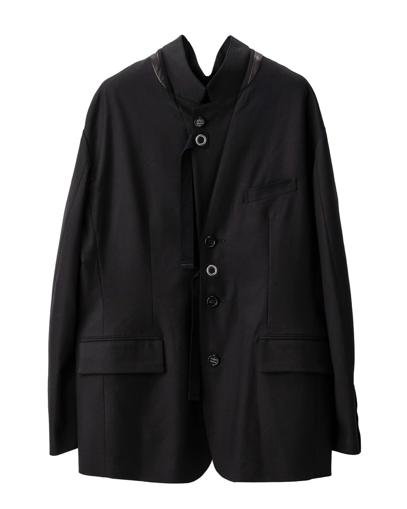 TAKAHIROMIYASHITA THE SOLOIST(タカヒロミヤシタ ザ ソロイスト)-new two-way zip reverse  notched lapel jacket.- Amanojak.