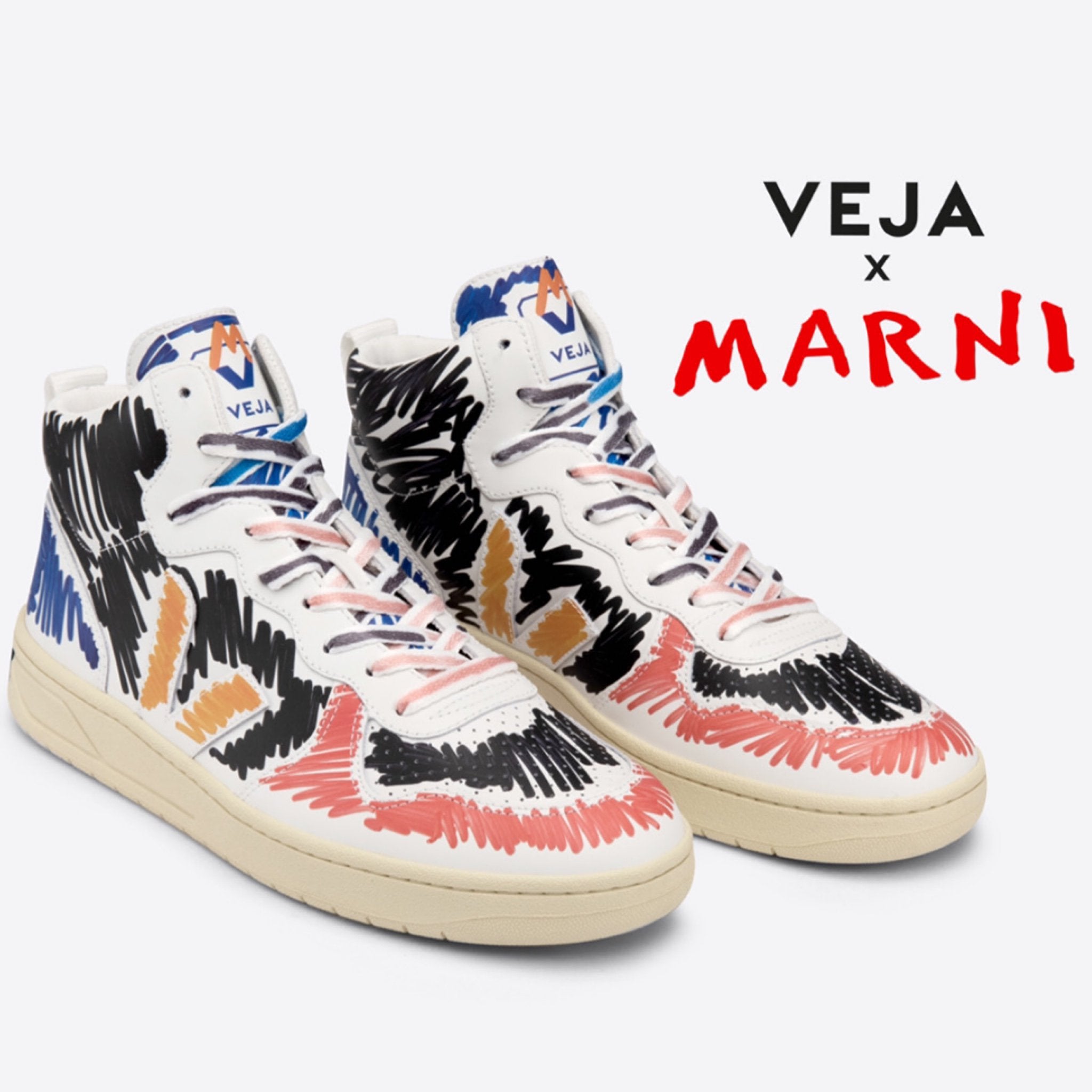 MARNI×VEJA】HI-cut SNEAKERS - Amanojak.