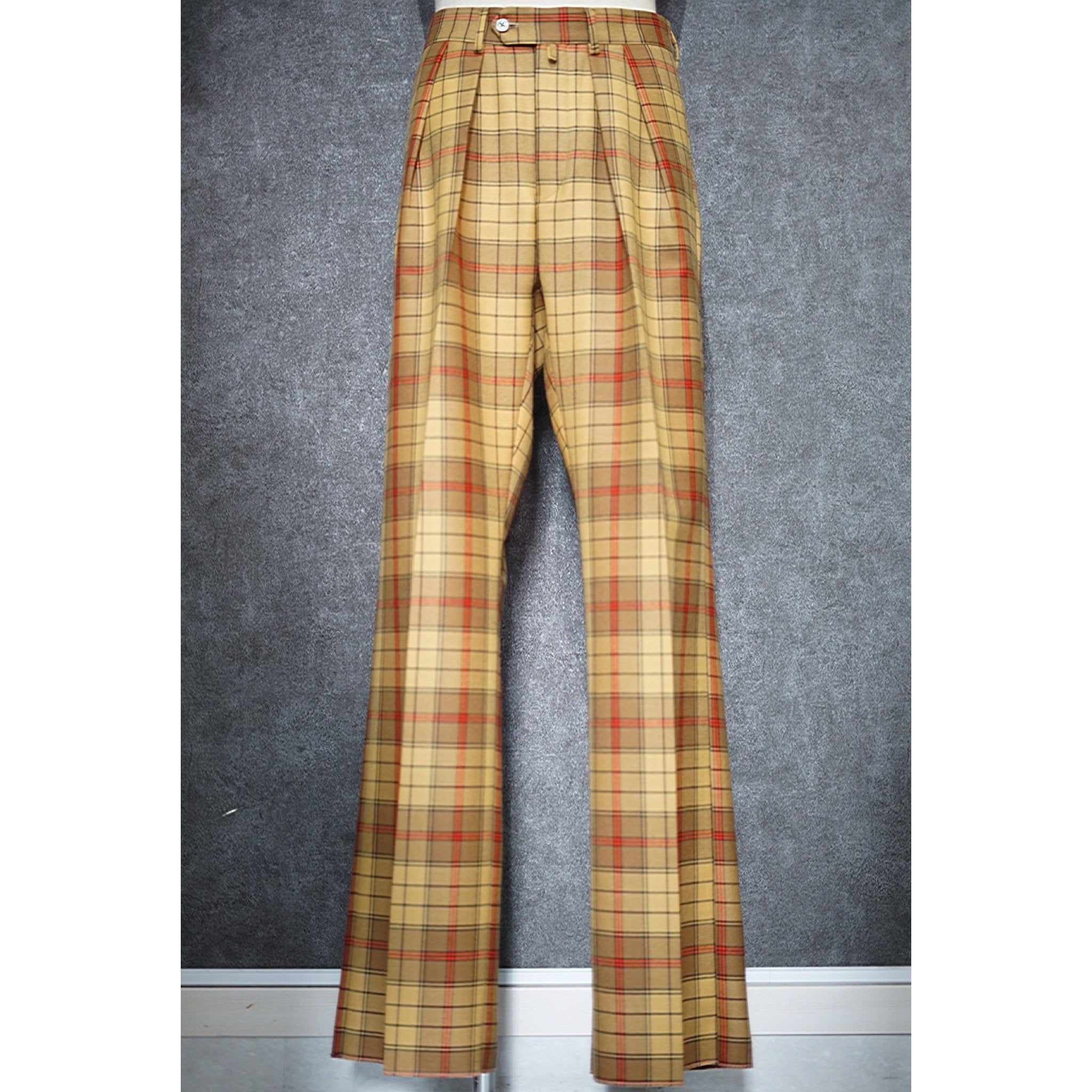 NEAT スラックス Locharron Tartan Check-